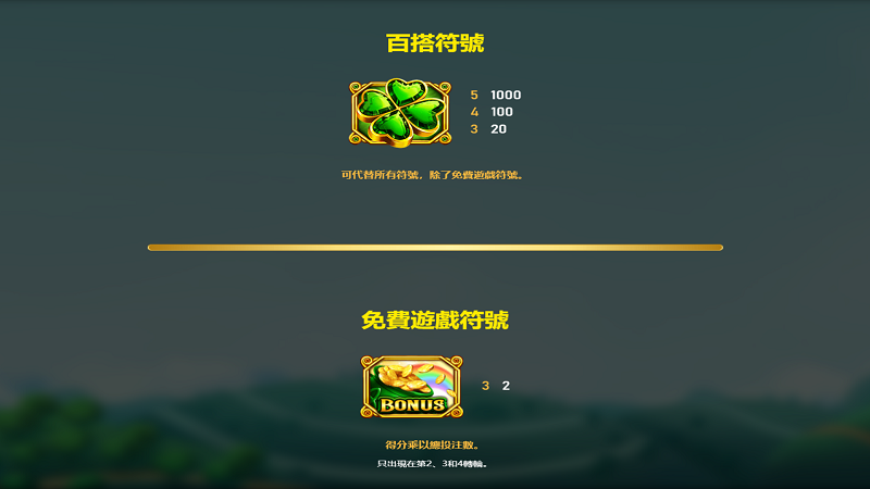 RSG金色幸運草無限百搭大爆分！？RSG老虎機遊戲推薦
